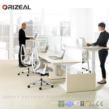 Orizeal два этапа два человека, стоящего автоматизированное рабочее место регулируемая высота рабочего стола